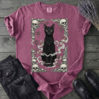 Cat Skull Card T-Shirt