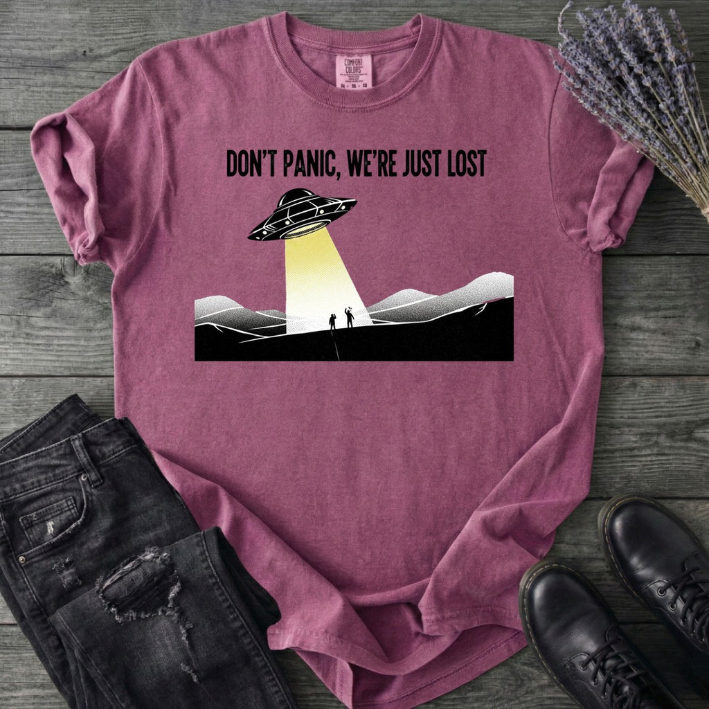 Dont Panic Were Lost T-Shirt