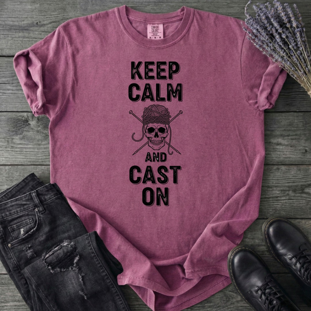 Keep Calm And Cast On T-Shirt