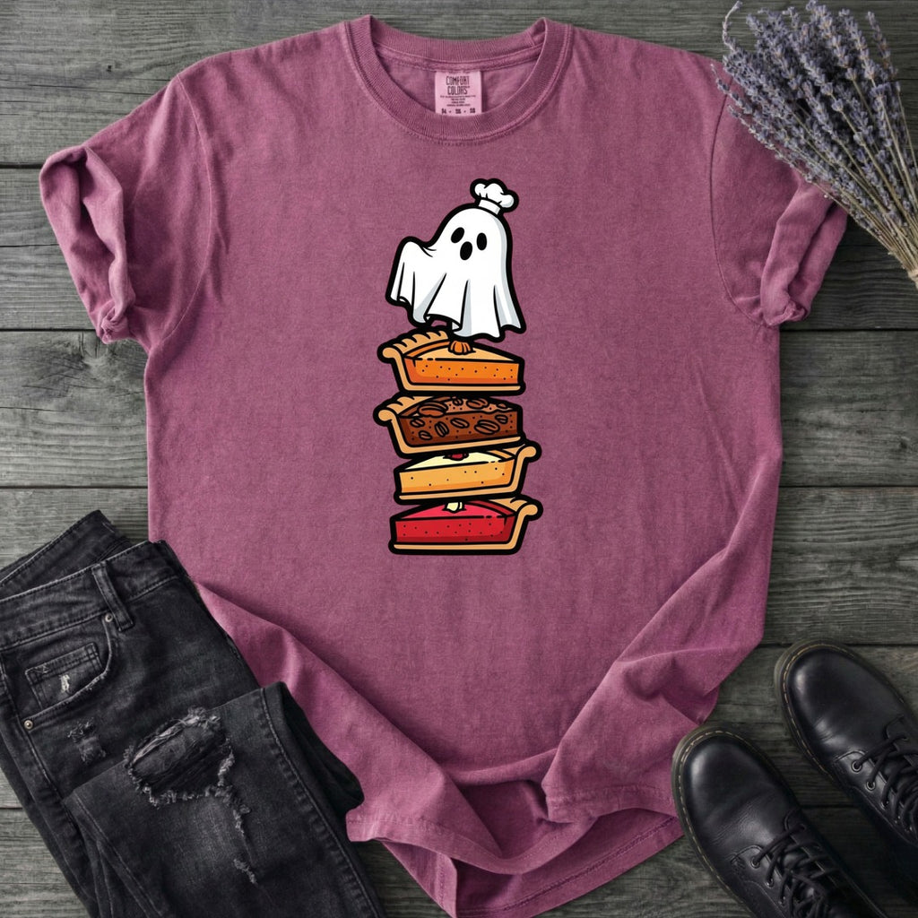 Stacked Pie Ghost T-Shirt