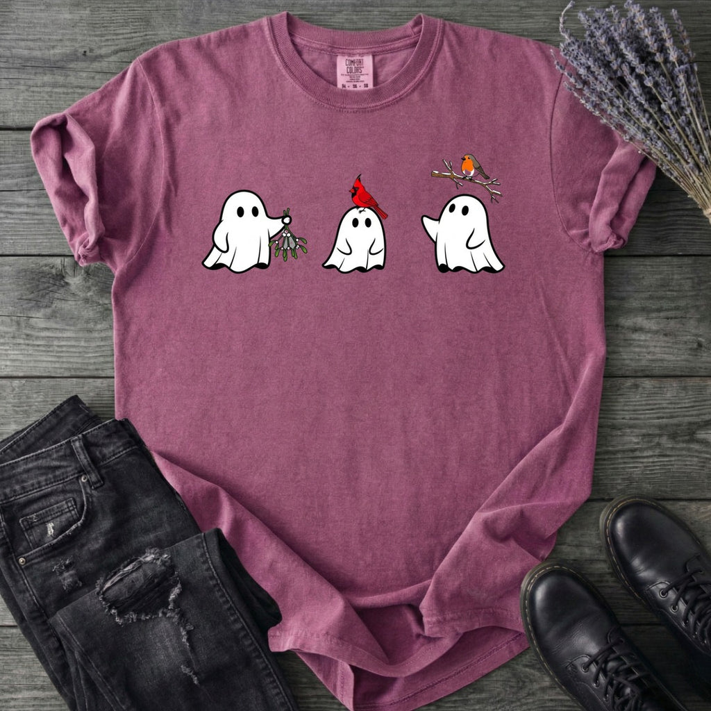 Ghosts With Birds T-Shirt