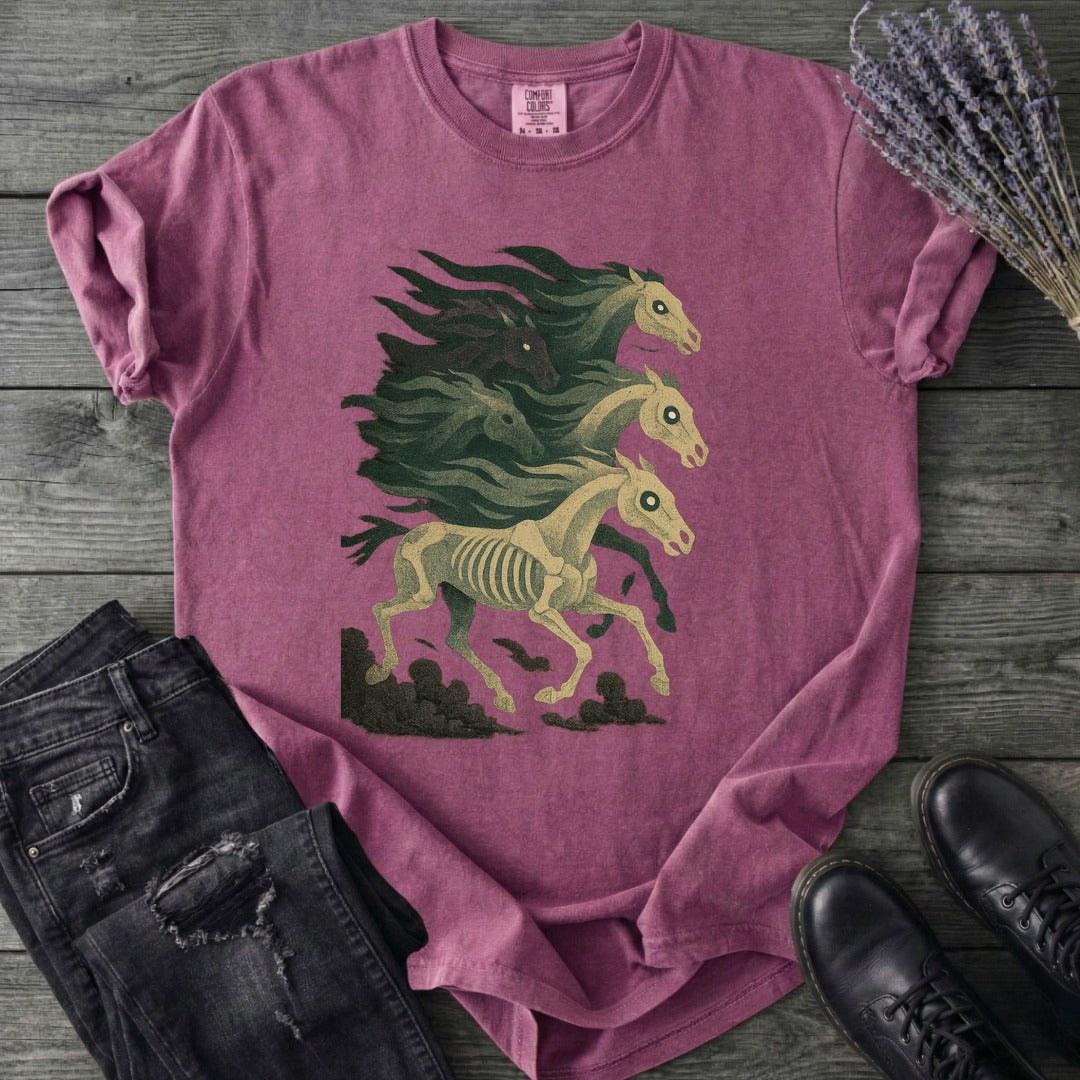 Stampeding Ghost Horses T-Shirt