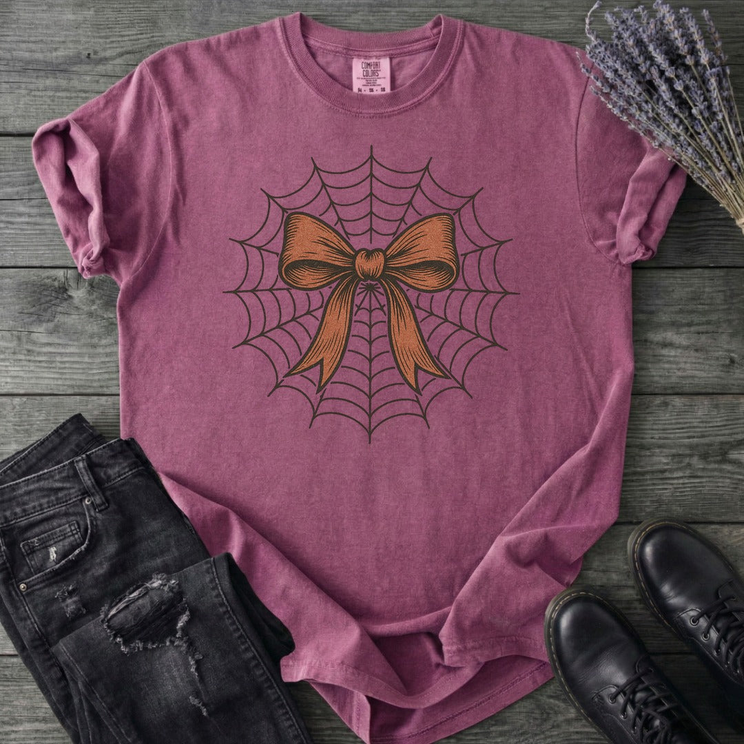 Spiderweb Bow T-Shirt