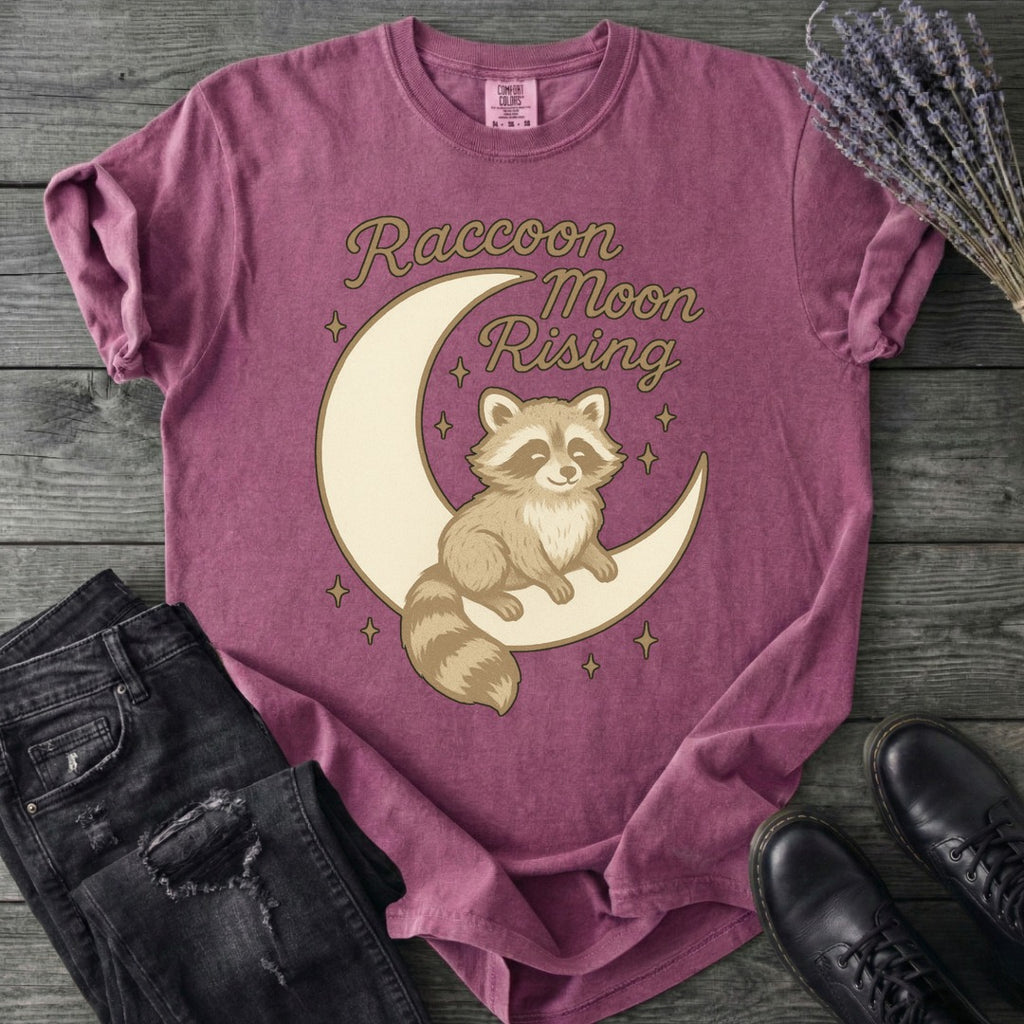 Raccoon Moon Rising T-Shirt