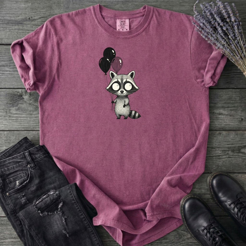Raccoon Balloons T-Shirt