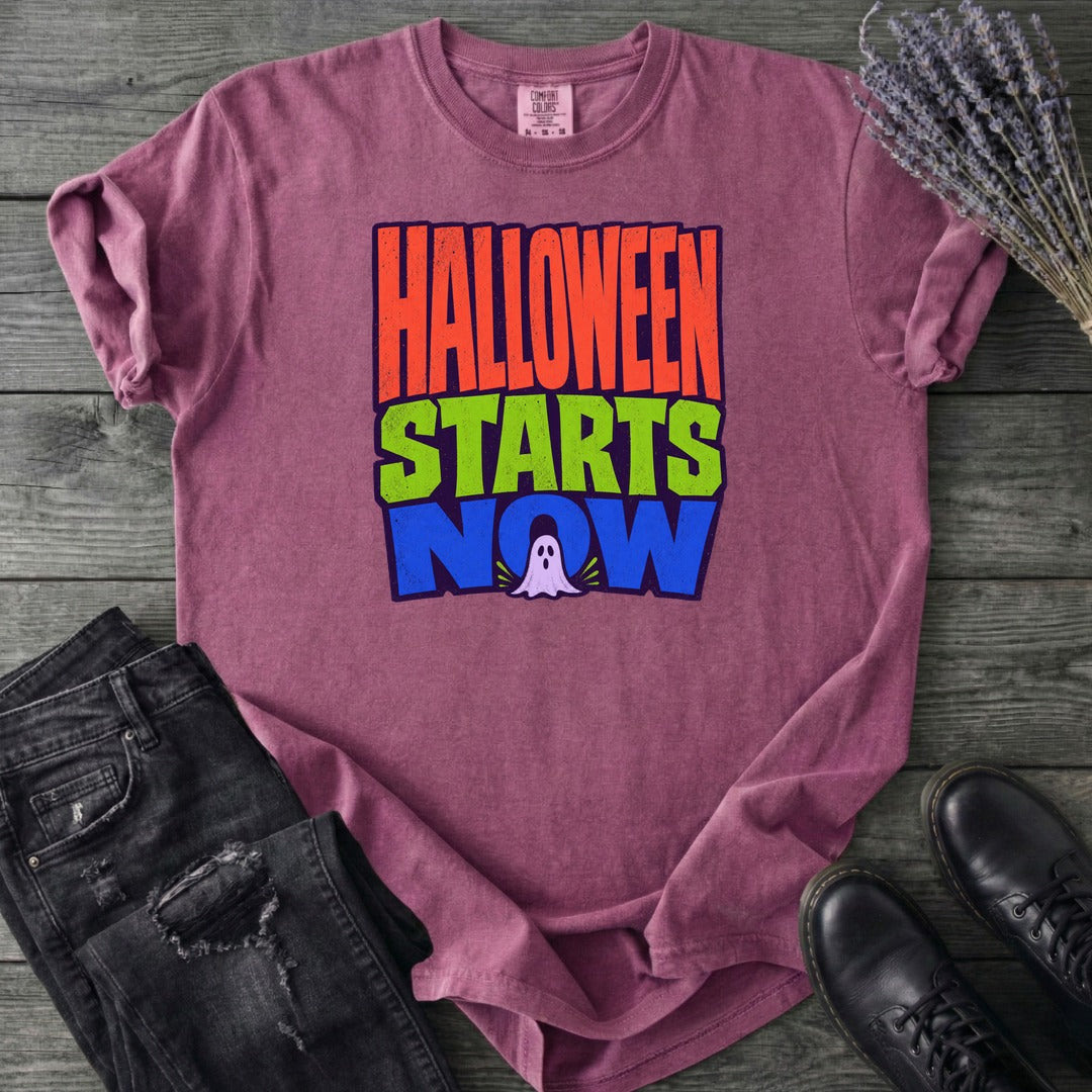 Halloween Starts Now T-Shirt