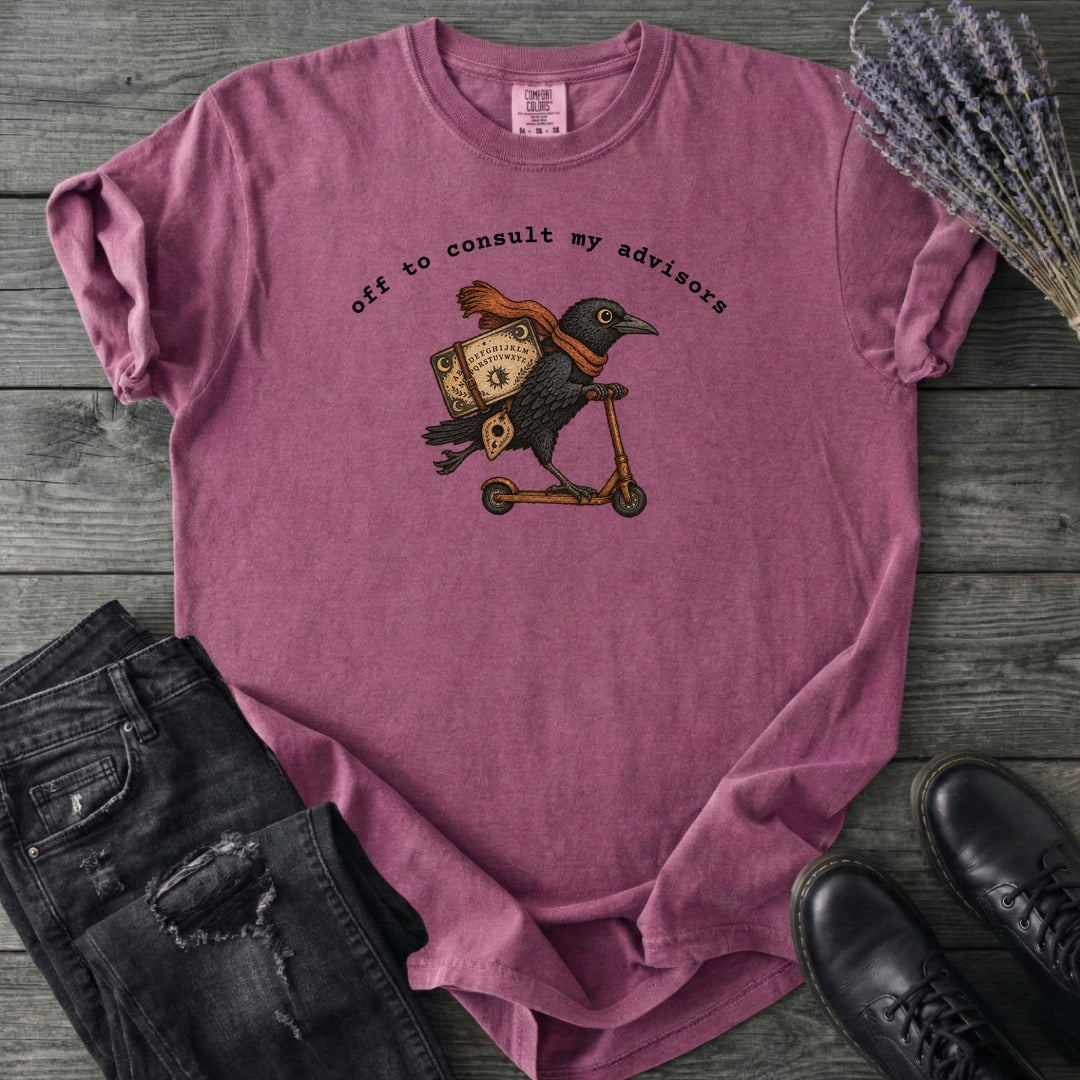 Off To Consult My Advisors T-Shirt