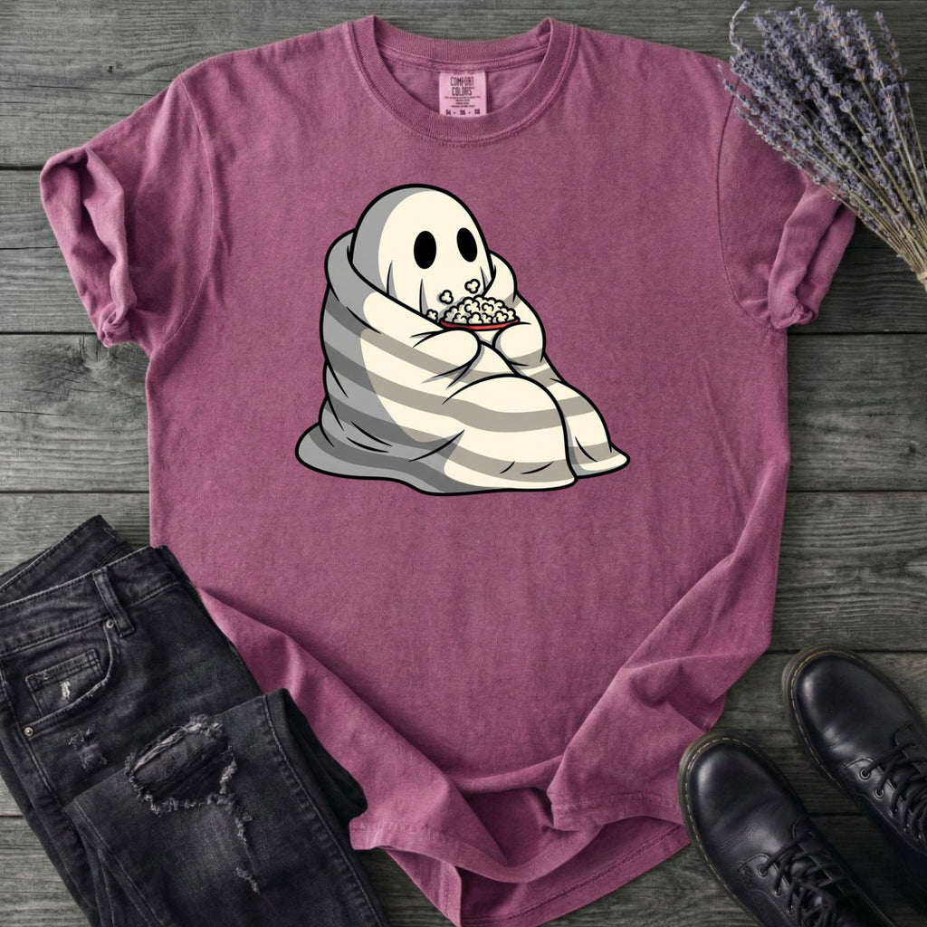 Movie Night Ghost T-Shirt