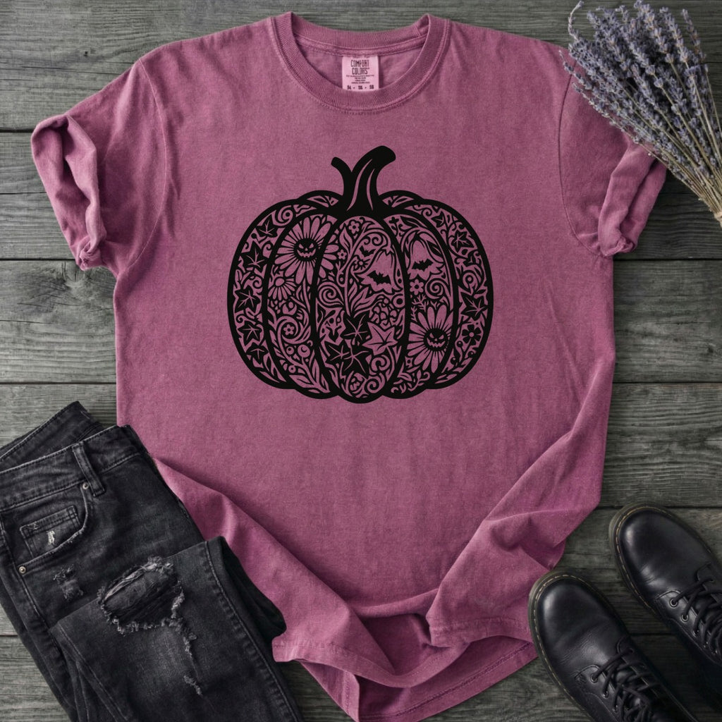 Linocut Pumpkin T-Shirt