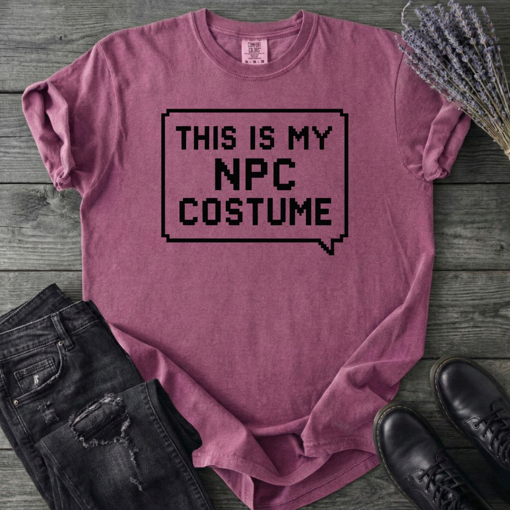 This Is My Npc Costume T-Shirt