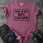 This Is My Npc Costume T-Shirt