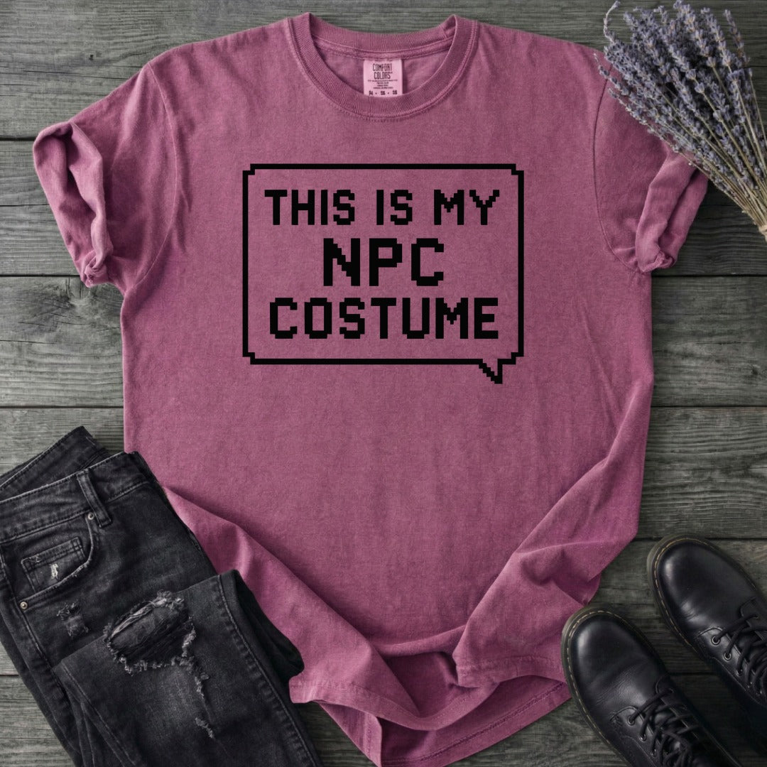 This Is My Npc Costume T-Shirt