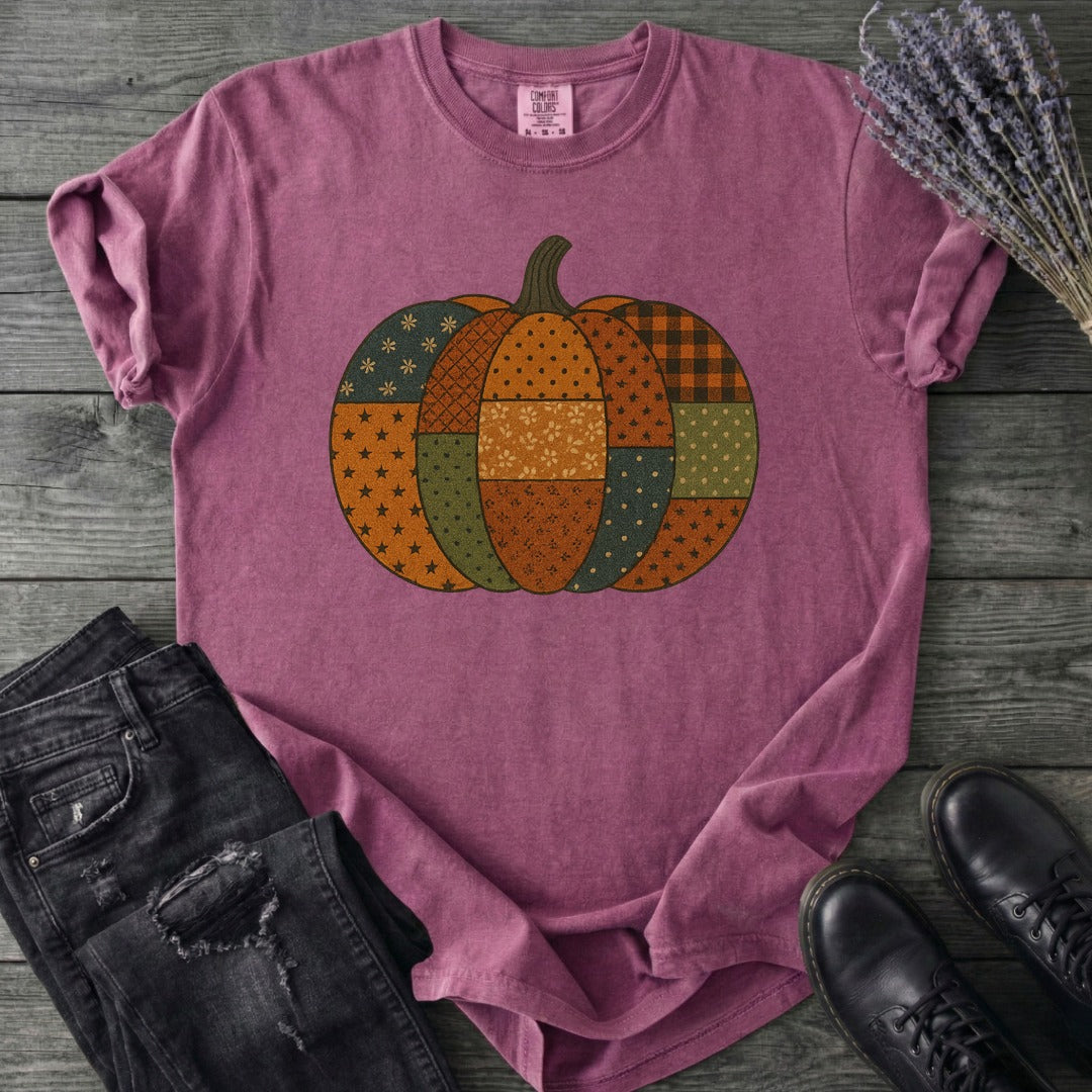Patchwork Pumpkin T-Shirt