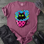 Cat Heart Mug Y2k 90s T-Shirt