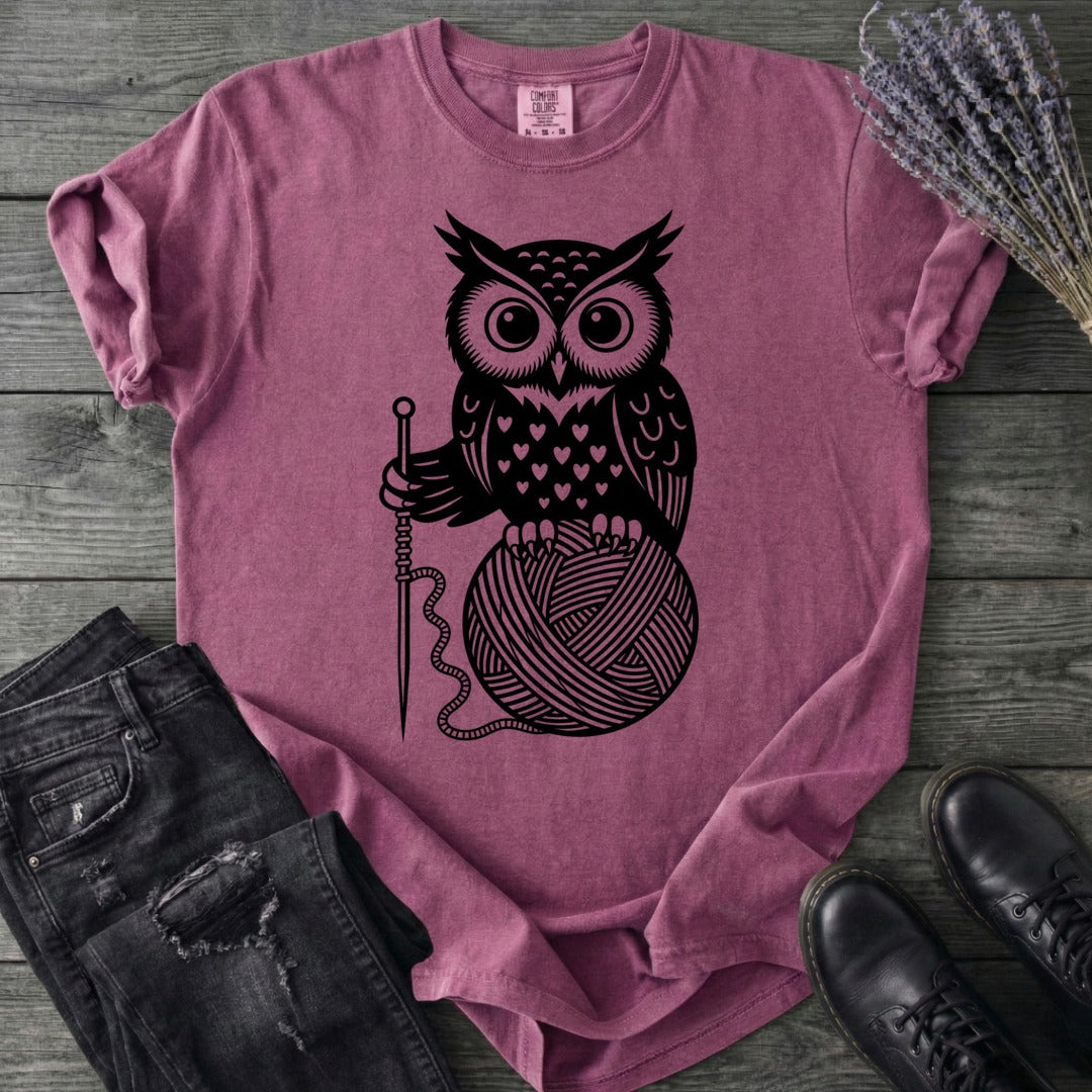 Owl And Yarn T-Shirt