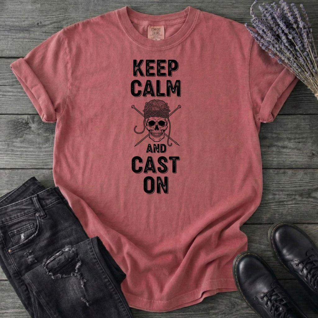 Keep Calm And Cast On T-Shirt