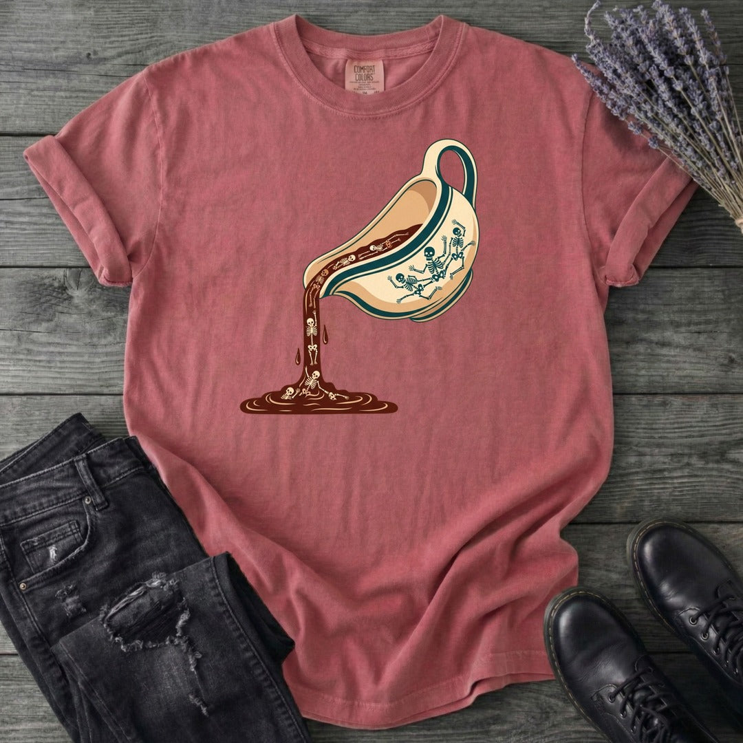 Skeleton Gravy Boat T-Shirt