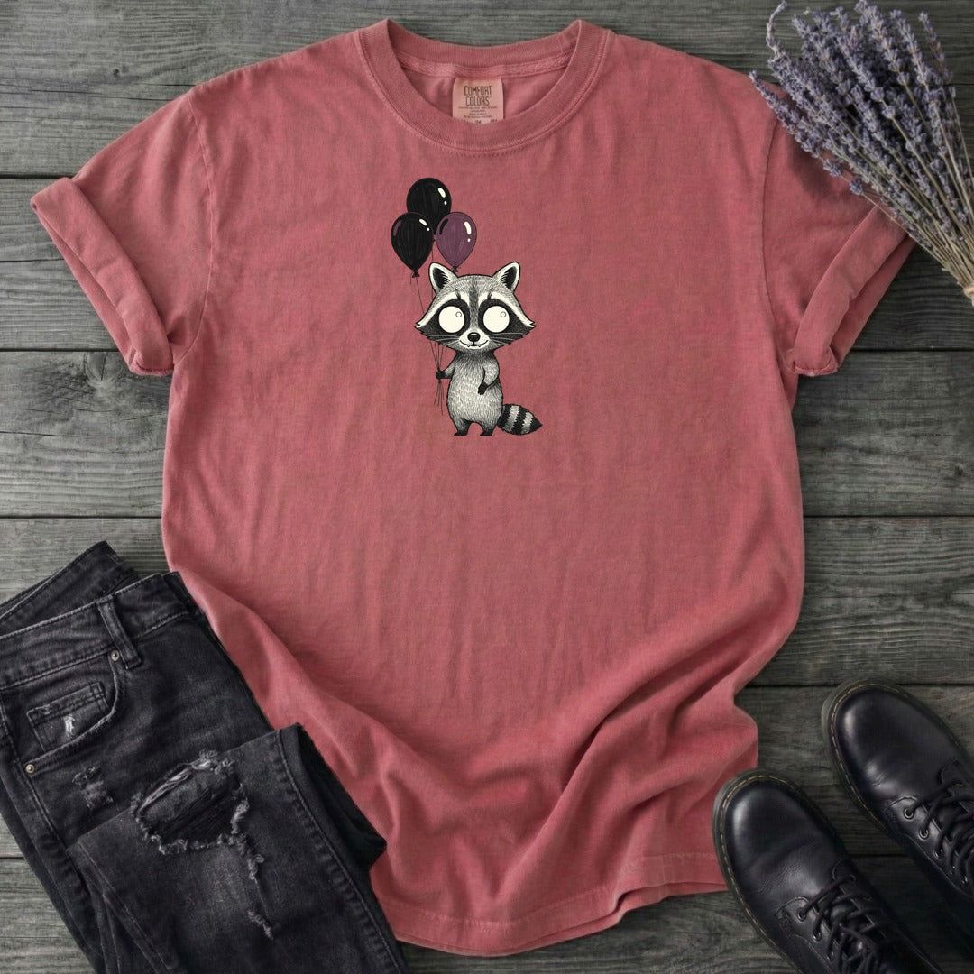 Raccoon Balloons T-Shirt