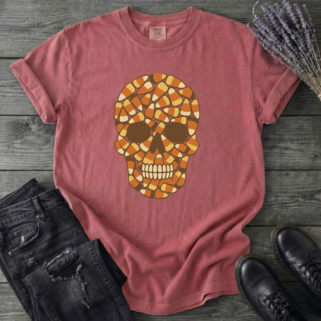 Candy Corn Skull T-Shirt