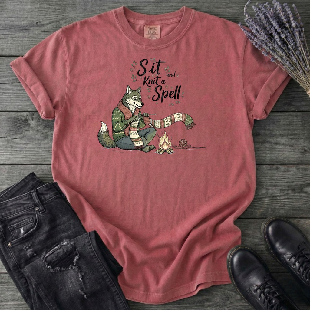 Sit And Knit A Spell T-Shirt
