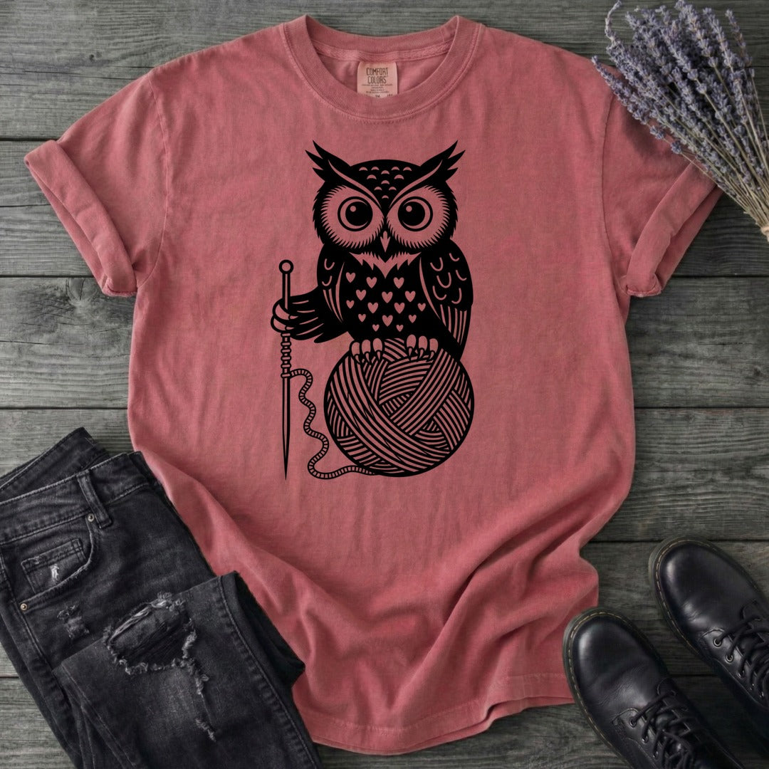 Owl And Yarn T-Shirt