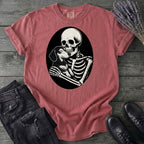 Skeleton Dachshund Hug T-Shirt