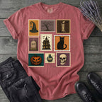 Halloween Stamps Collage T-Shirt