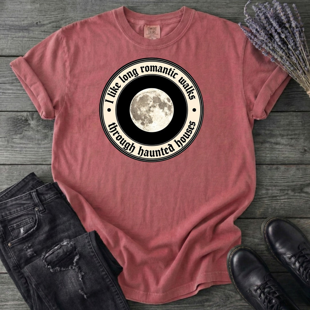 Long Romatic Walks Haunted House T-Shirt