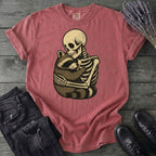 Skeleton Raccoon Hug T-Shirt