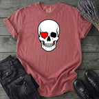 Heart Eye Skull T-Shirt