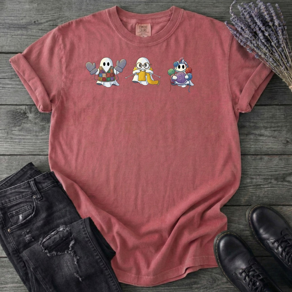 ghost_trio_knitting T-Shirt