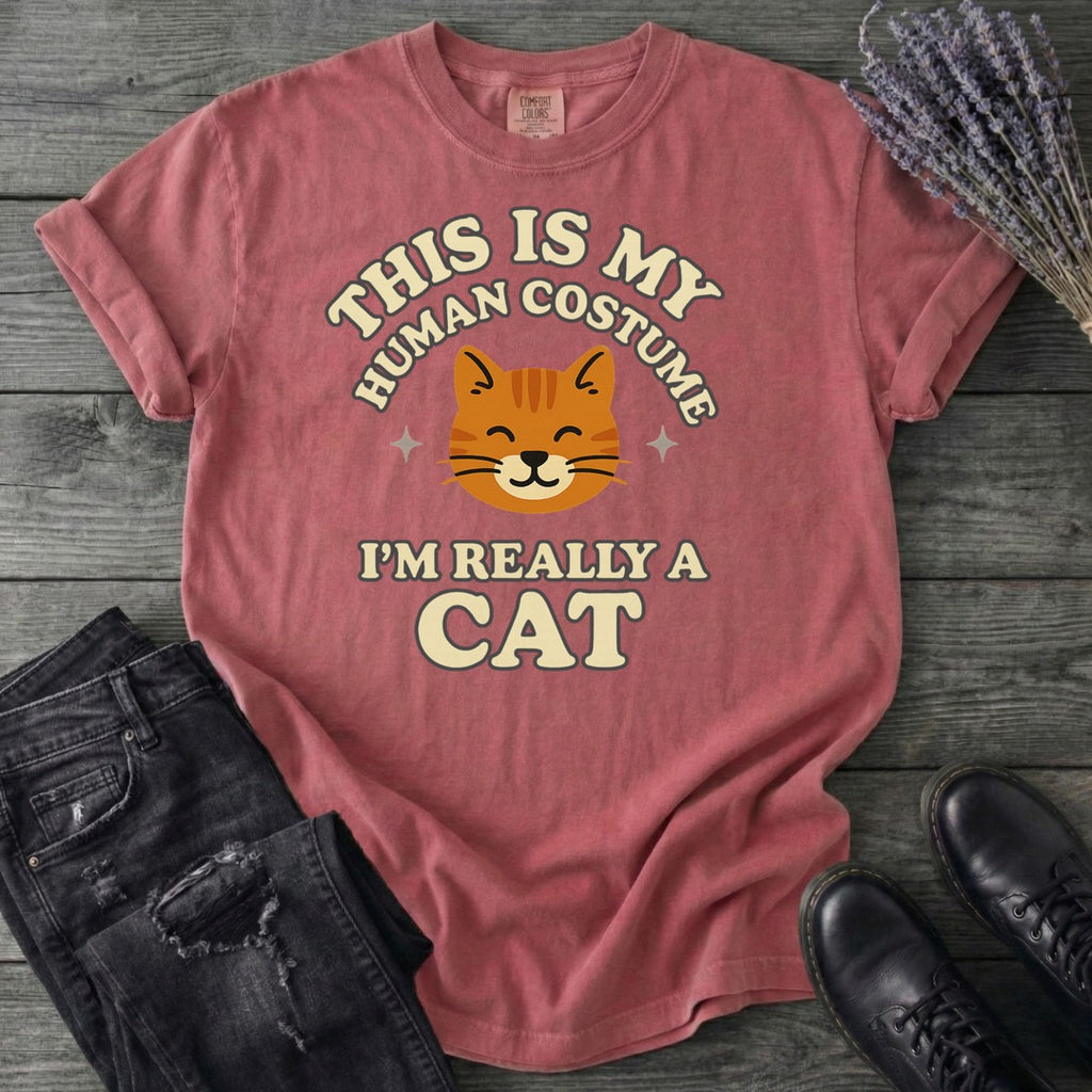 Human Costume Cat T-Shirt