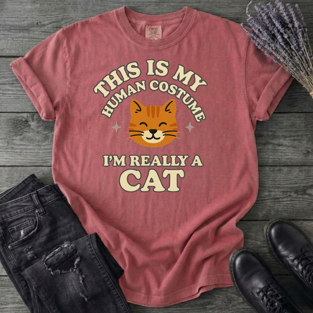Human Costume Cat T-Shirt