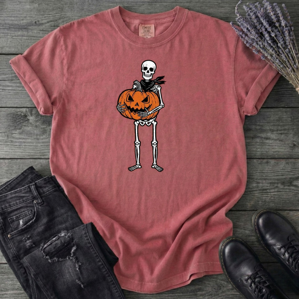 Skeleton Jack O Lantern T-Shirt