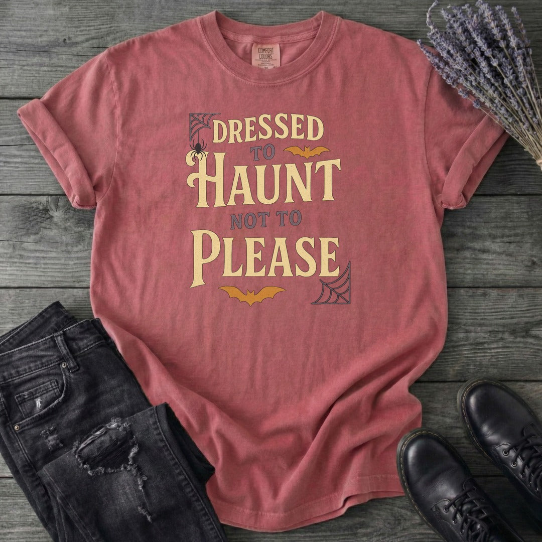 Dressed To Haunt Not To Please T-Shirt