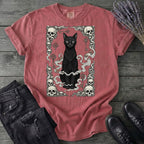 Cat Skull Card T-Shirt
