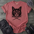 Cat Knitting Needles T-Shirt