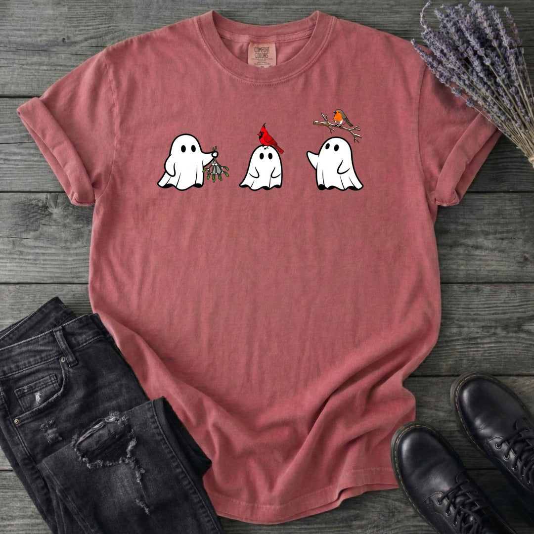 Ghosts With Birds T-Shirt
