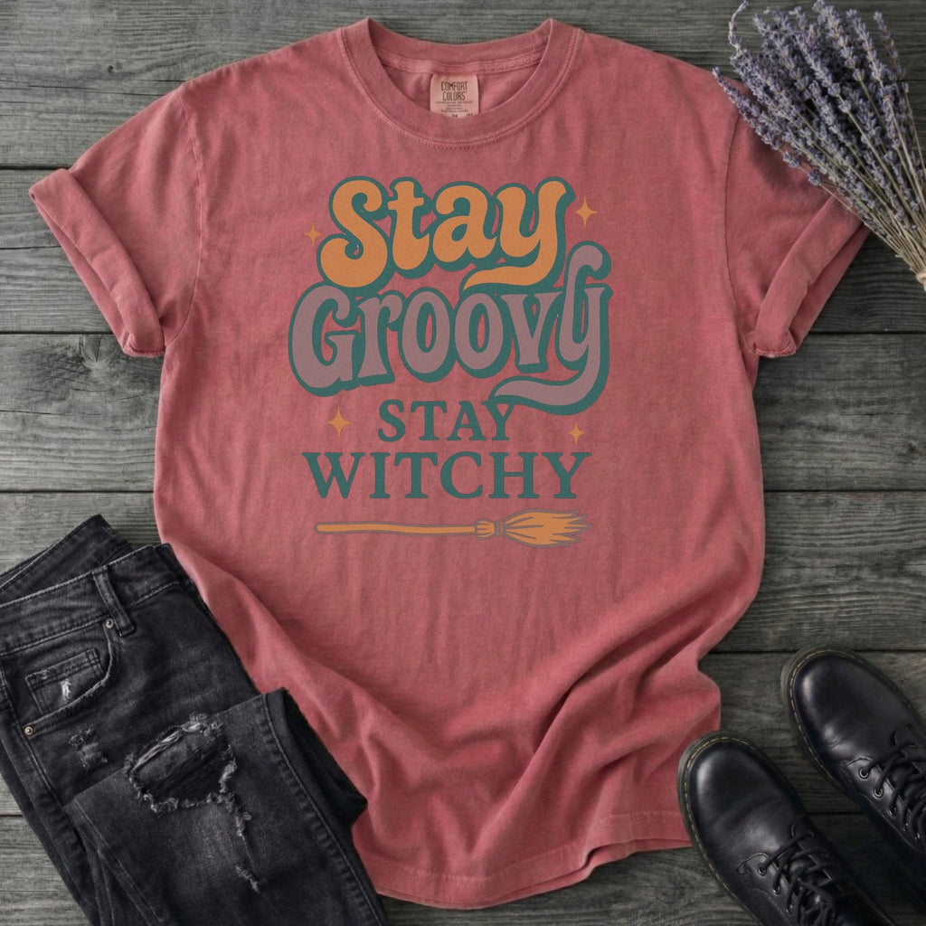 Stay Groovy Stay Witchy T-Shirt
