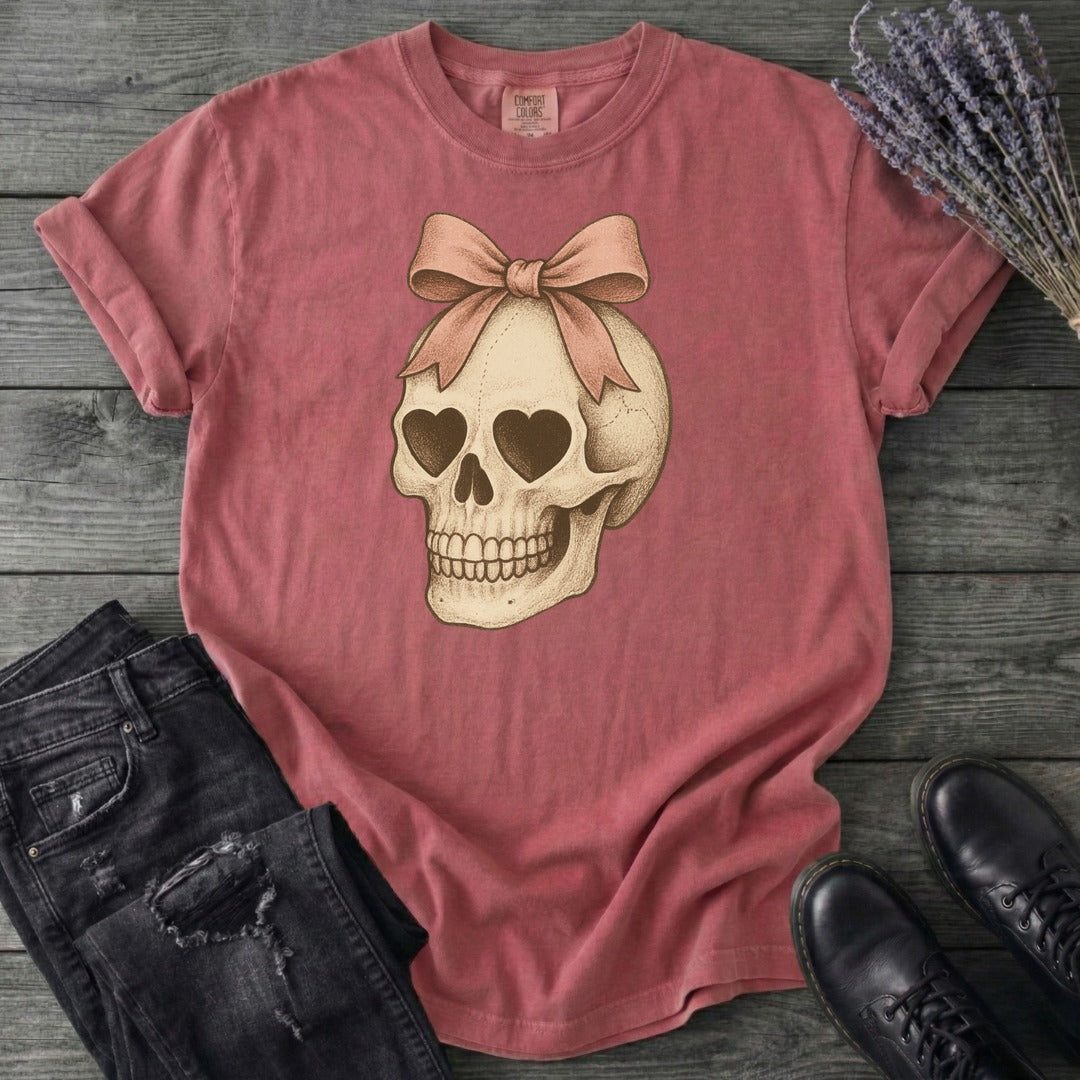 Coquette Skull T-Shirt