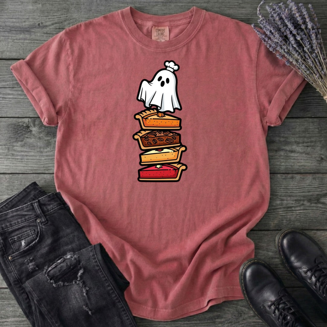 Stacked Pie Ghost T-Shirt