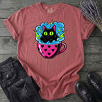 Cat Heart Mug Y2k 90s T-Shirt