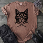 Cat Knitting Needles T-Shirt