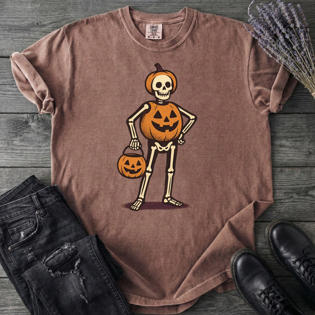 Skeleton Jack O Lantern Costume T-Shirt