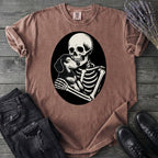 Skeleton Dachshund Hug T-Shirt