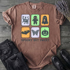 Spooky But Sweet Grid T-Shirt