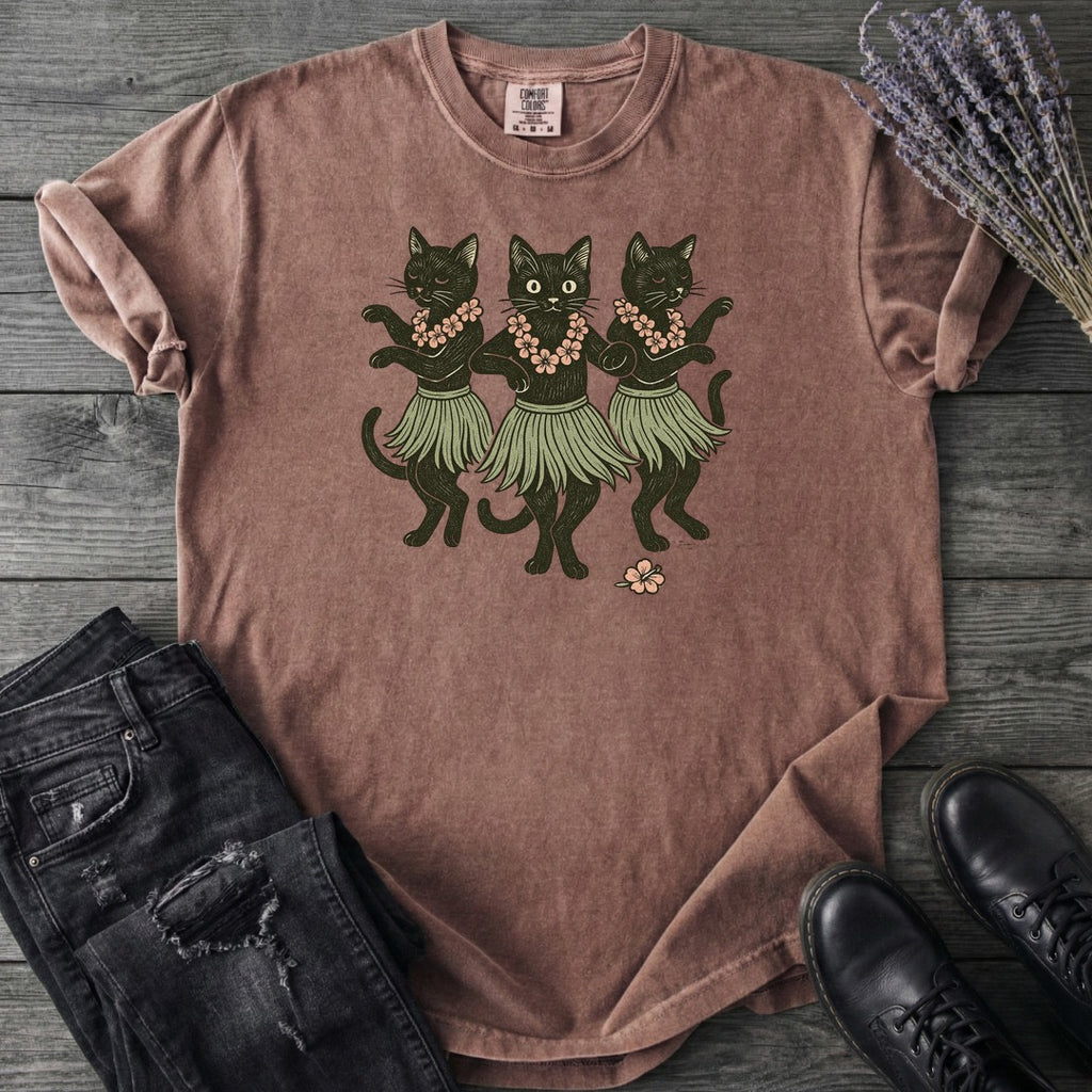Hula Black Cats T-Shirt