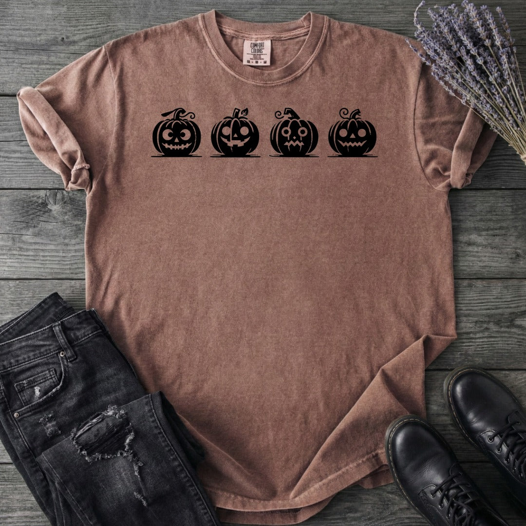 Four Jack-O-Lanterns T-Shirt