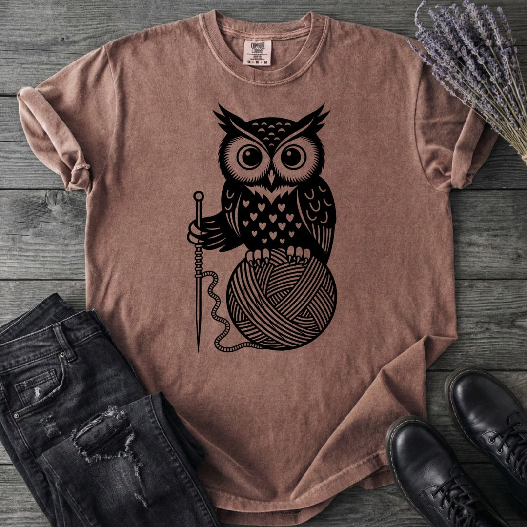 Owl And Yarn T-Shirt