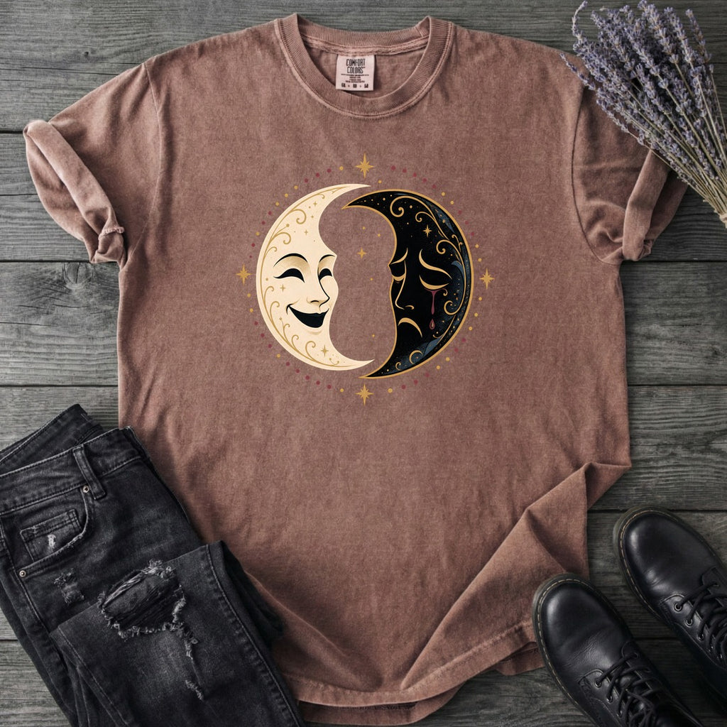 Comedy Tragedy Moons T-Shirt